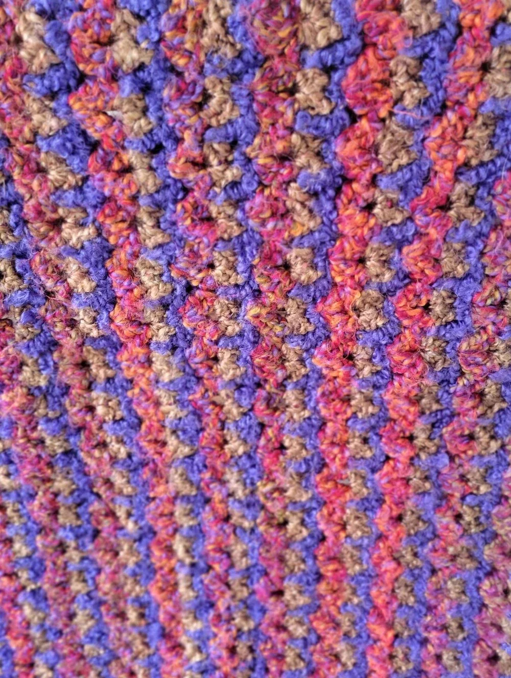 Handmade Red White & Blue Crochet Afghan + Bonus Afghan